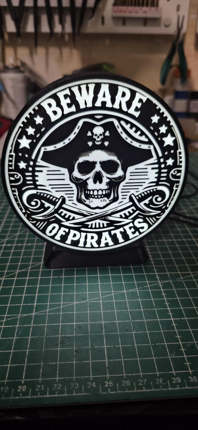 Mini lampe beware of pirates