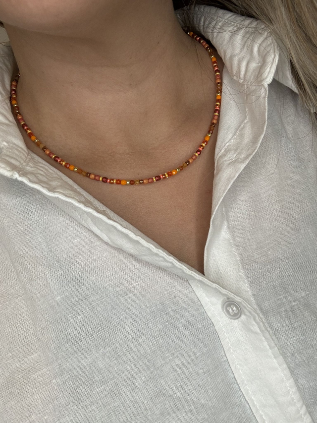 Collier Esmée Cornaline 