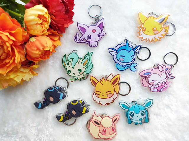 Llavero/Keychain Pokemon (Eeveelutions)