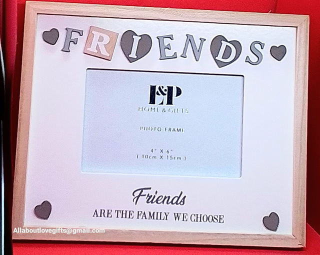 Friends Photo Frame Modern Wooden Design 