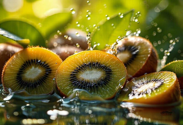 Tableau Kiwis Vitaminés 🥝 | Décoration Murale Cuisine Moderne – Toile/Poster Coloré 🎨