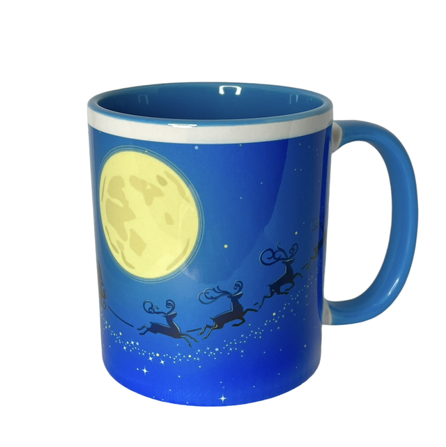 Christmas night sky mug