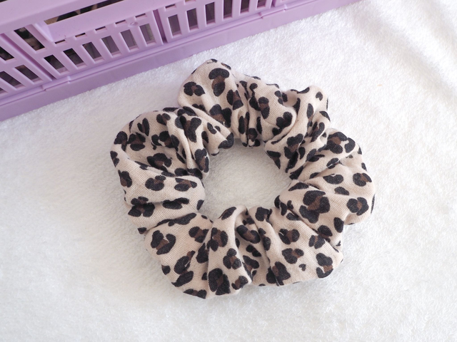 Chouchou moyen ✿ léopard gaze de coton