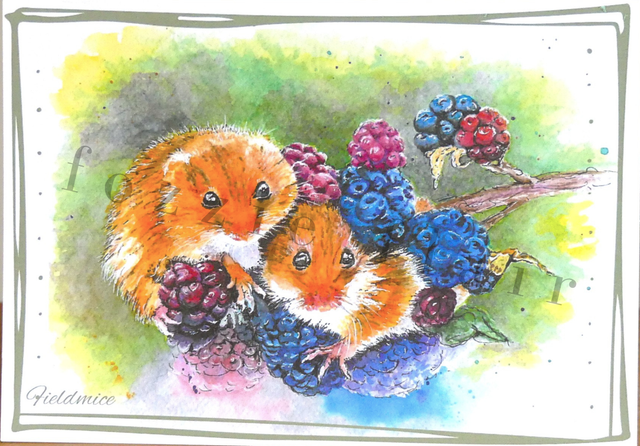 Fieldmice (Greeting Card)