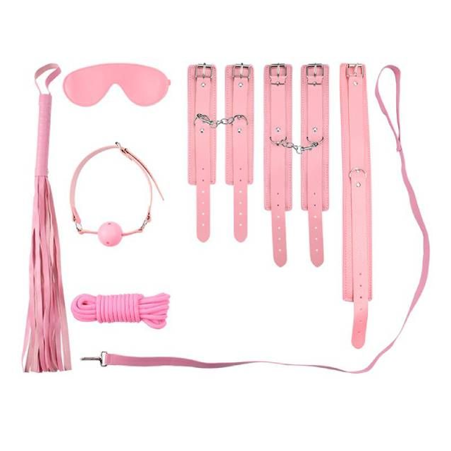 Kit Sado BDSM com 8 Peças