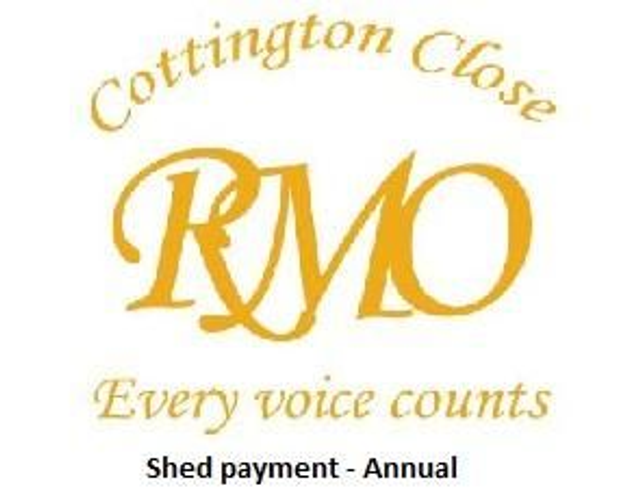 Your shed payment - Annual