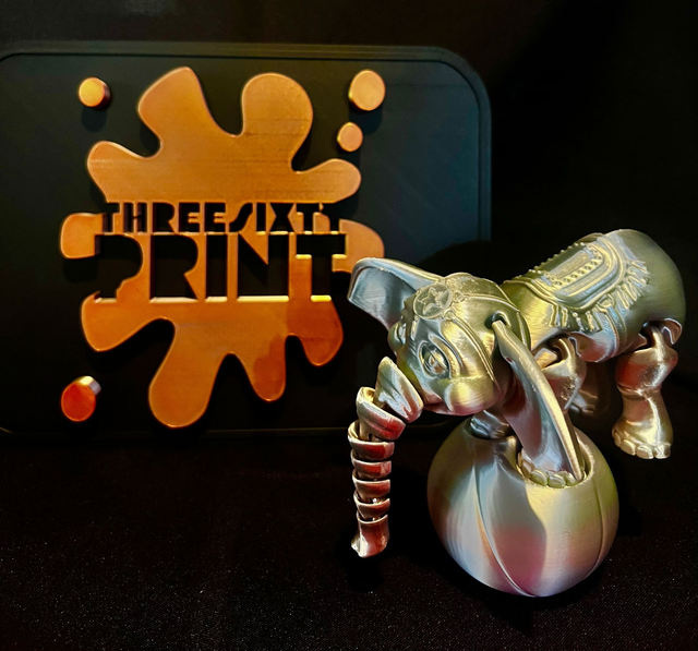 Flexi Elephant and ball 