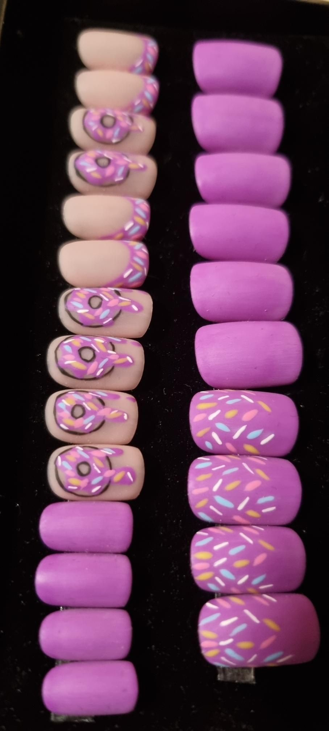 Purple donuts carré S