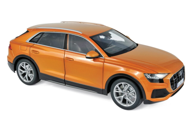 Audi Q8 2018  orange metallic Norev 1:18