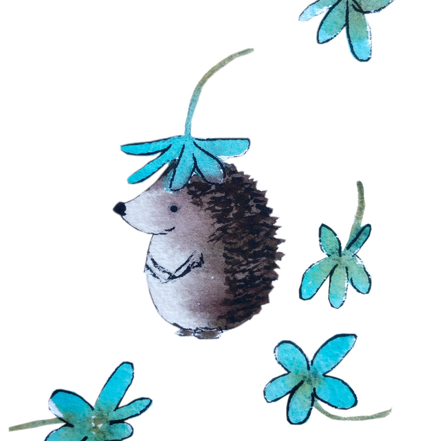 Cartes Étapes bébé - Anselme le hérisson