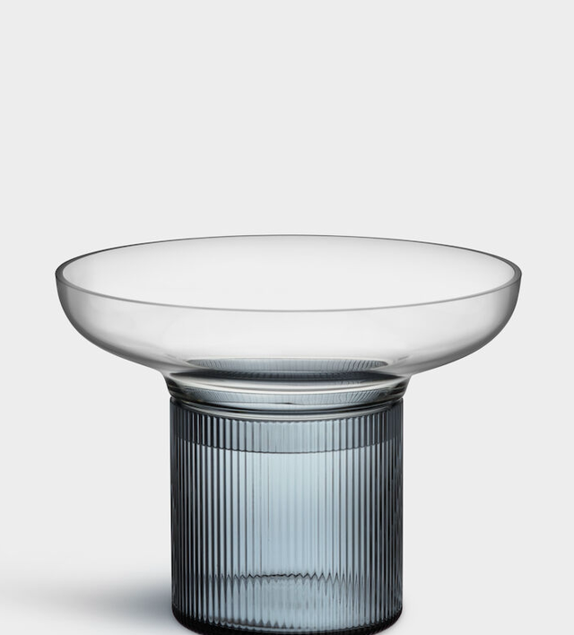 Orrefrors Ensemble Vase Smokey Blue / Grey