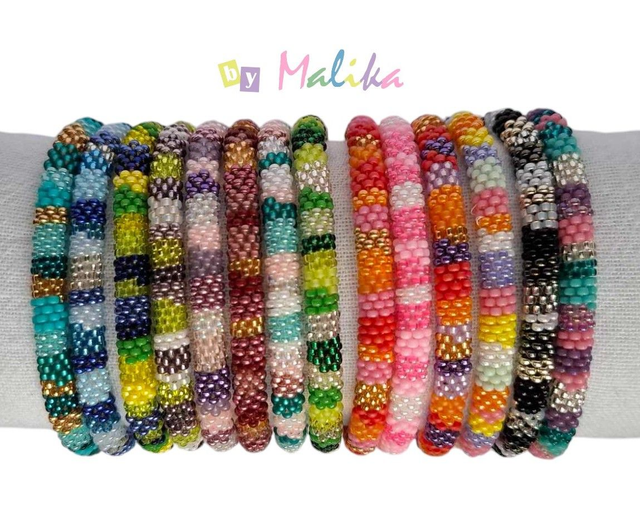 Bracelet Spirale crochet - Bayadère