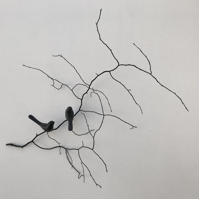 Graphique Noir " Volutes "