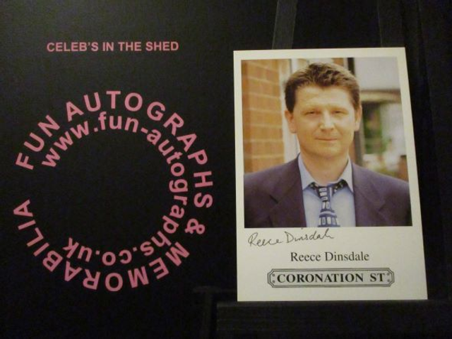 Reece Dinsdale (Joe McIntyre) Original Coronation Street Pre-Print Cast Card