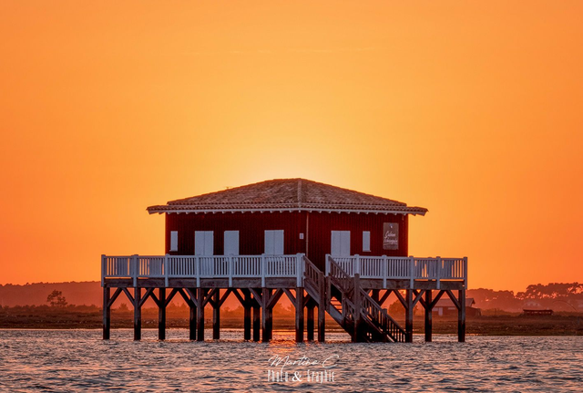 Cabane à l'orange 60x90 sur toile