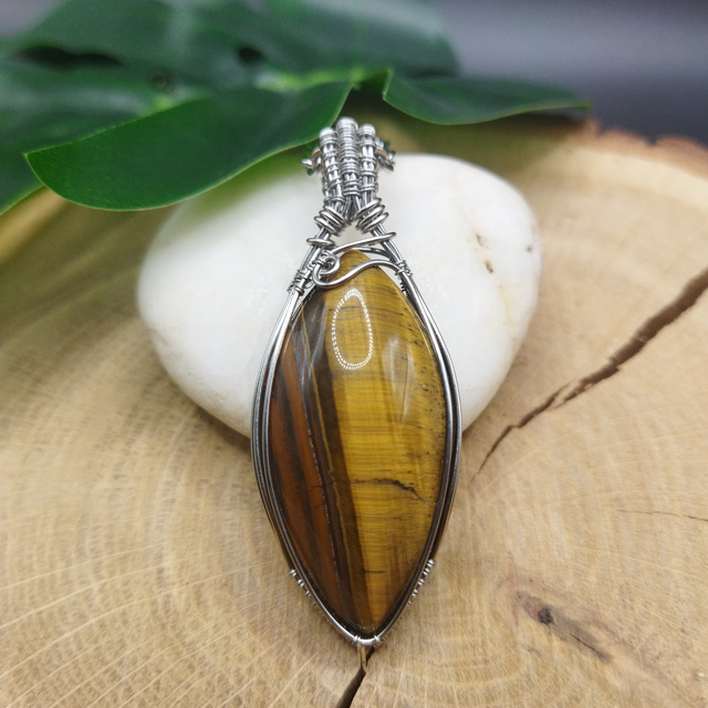 Pendentif Oeil de tigre