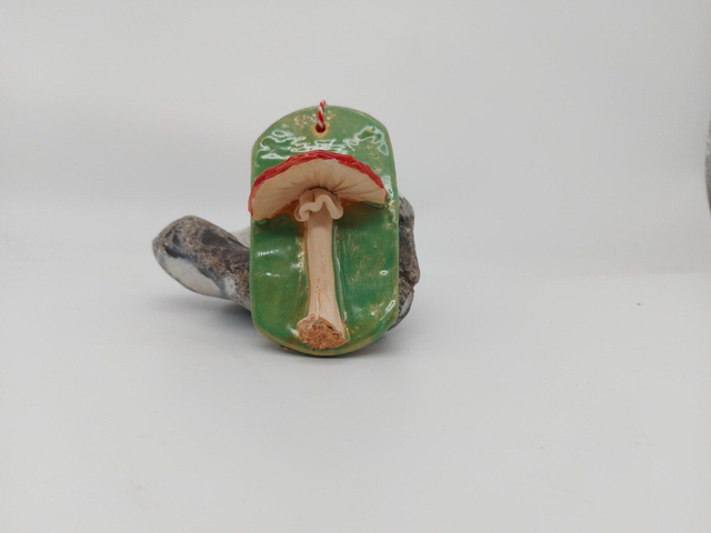 Ceramic Mushroom Hanger