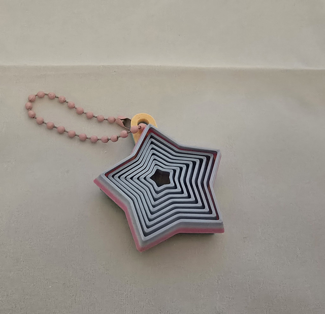 Porte clé étoile flexible