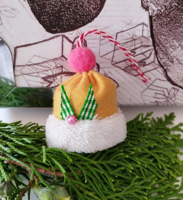 Décoration de Noël - 3 bonnets