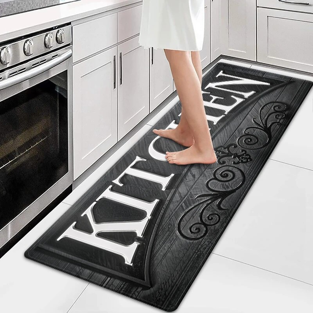  Non-slip and Durable Floor Mats 1.12cm+Flannel Surface 650gsm