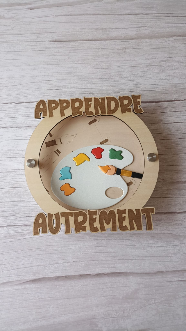 MESSAGE CRÉACTIF - Kit -PALETTE de PEINTURE