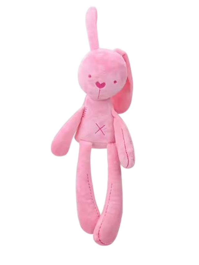 Muñeco de apego conejo.