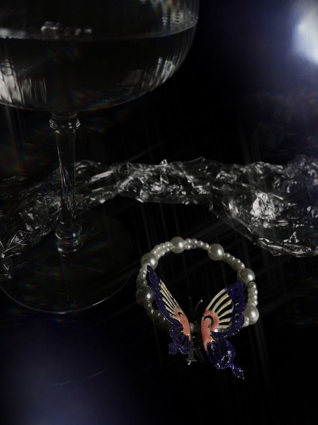 Bracelet Perles et Papillon - Martin(e) T.1