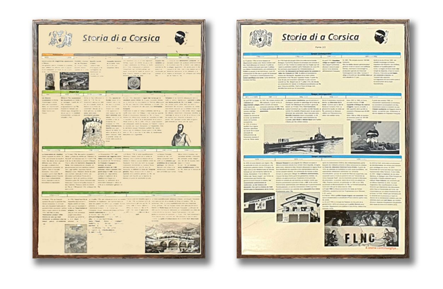 Frise double avec cadre. Dimensions : 59.4 x 42 cm.