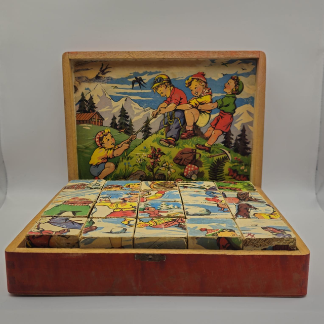 Puzzle cubes années 50