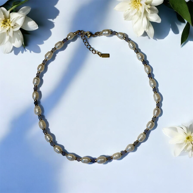 Naszyjnik Princess Perły Tanzanit