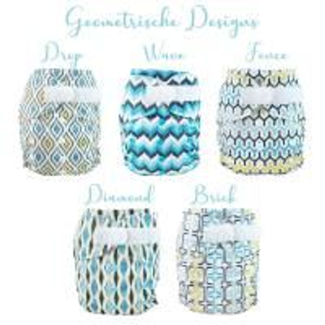 Blümchen overbroekje met klitteband