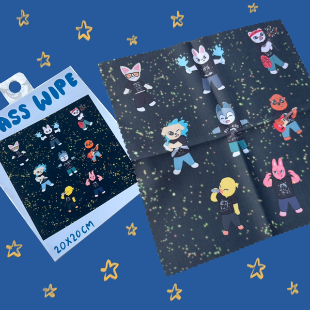 Stray kids Glass Wipe | Skzoo 