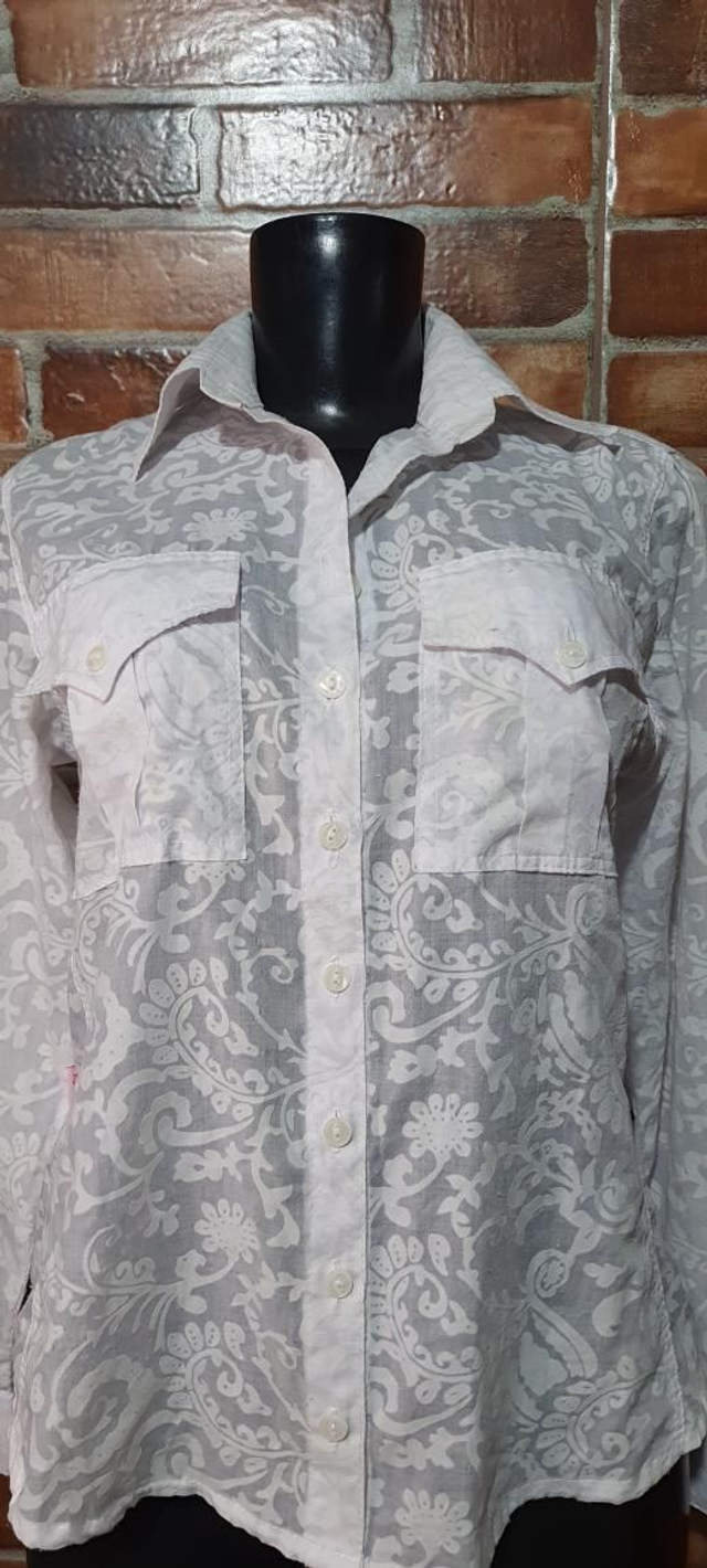 Blusa Social Branca Manga Longa