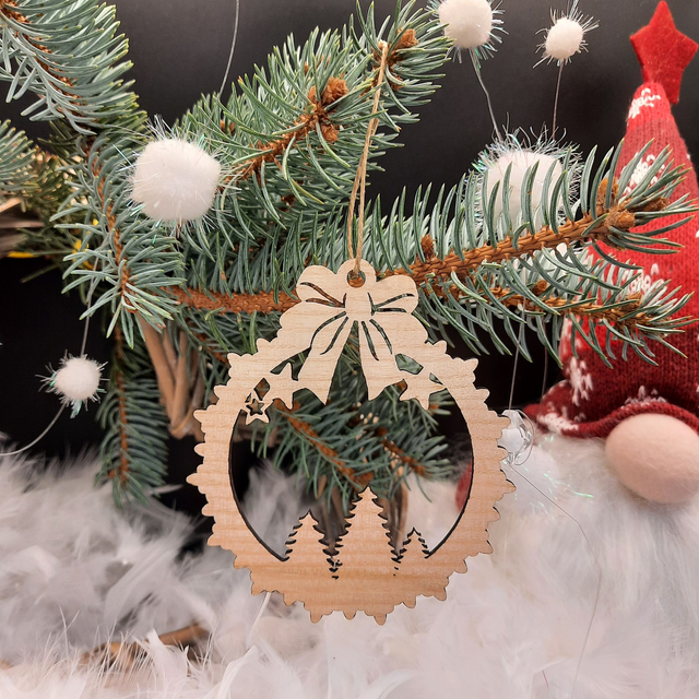 Boule de Noël en Frêne massif - Modèle 30