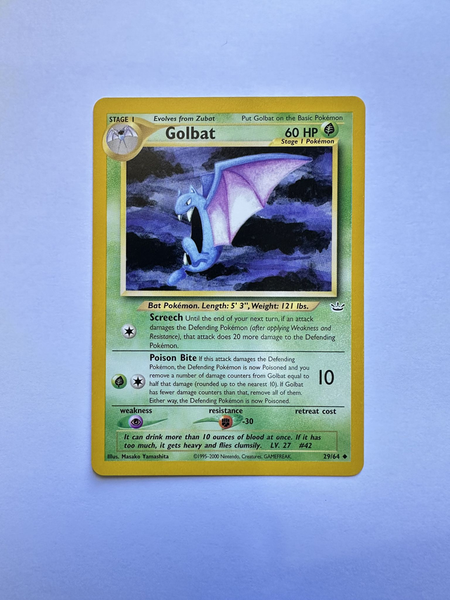 Golbat - Neo Genesis (released December 2000 by Wizards of the Coast)