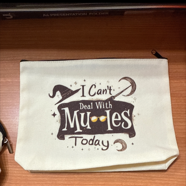 I can’t deal with muggles makeup bag