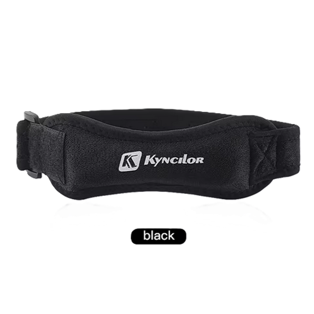 Attelle de genou réglable noir