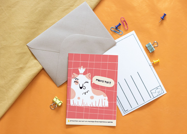 Carte Postale - Merci Toi !