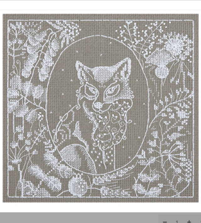 Weiße Spitze Fuchs