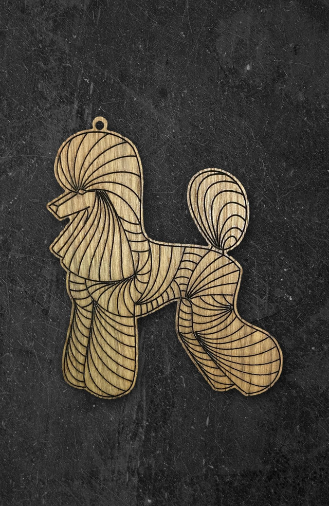 Wood - Poodle Modern Oak