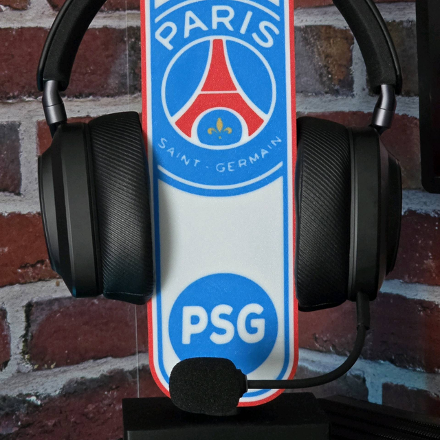 🎧 Support casque imprimé en 3D – PSG (Paris Saint-Germain) ⚽