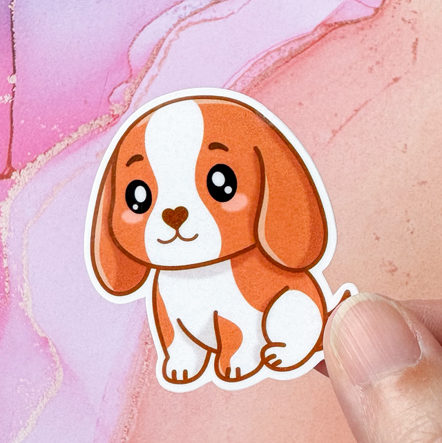 Basset Hound Kawaii