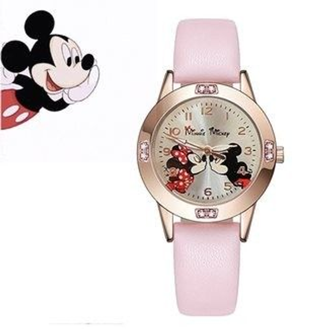 Kinderuhr Mickey and Minnie Mouse 