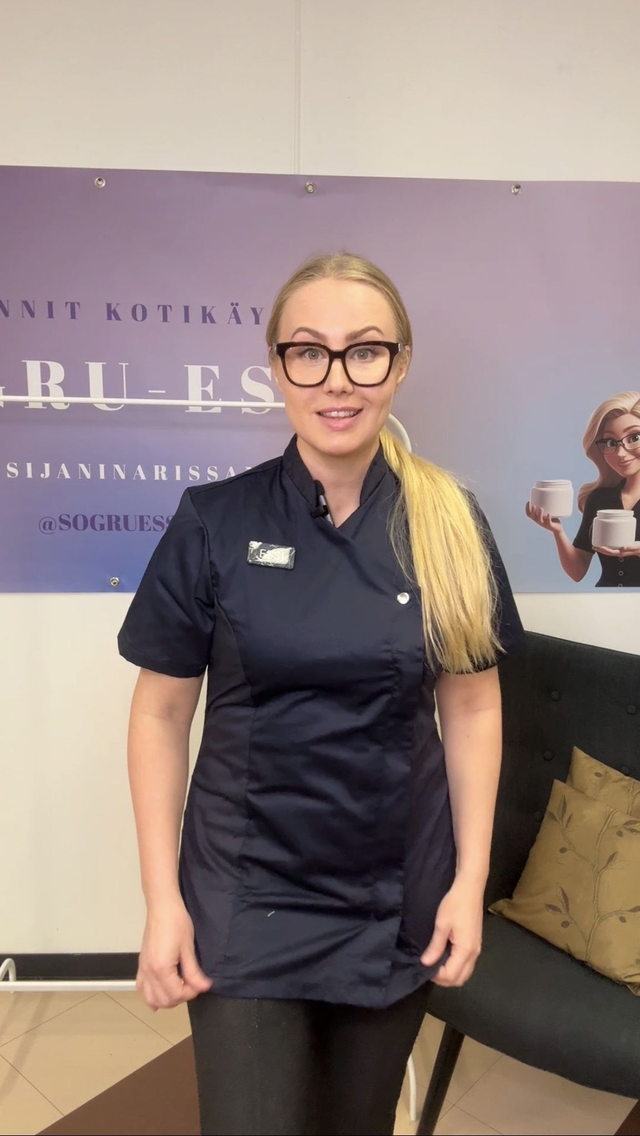 Kosmetologin työpaita TUMMANSININEN