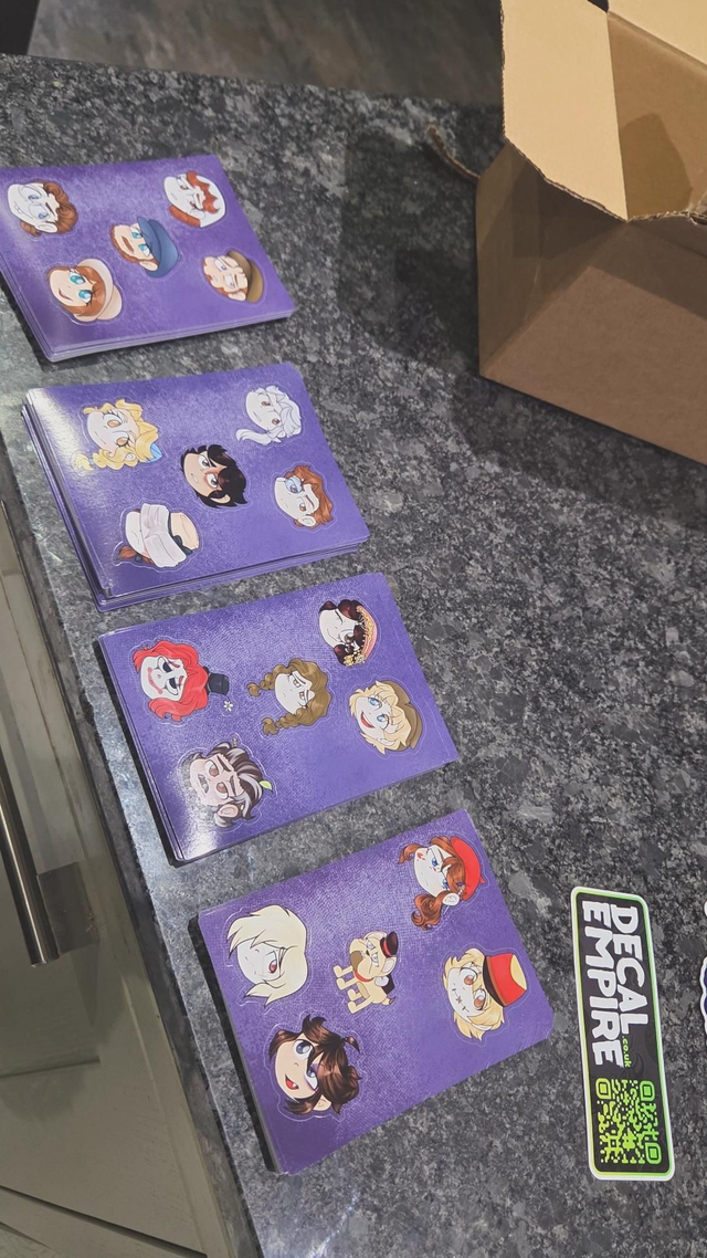 Idv small sticker sheets