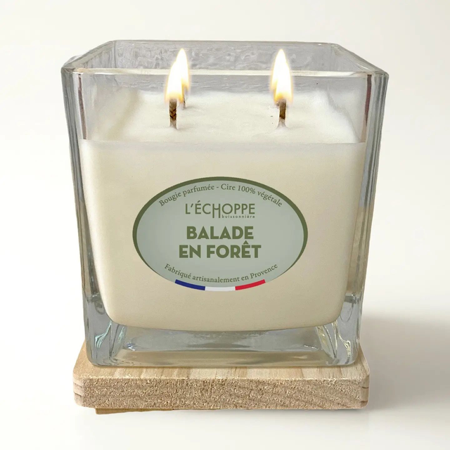 Bougie parfumée 400g Balade en Forêt 