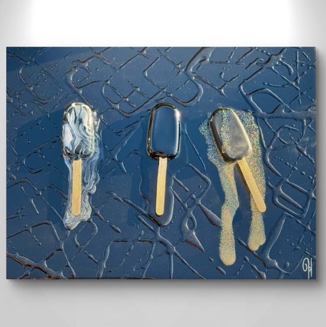 Collection Ice n*6 - Tout en reflet - 30x40cm