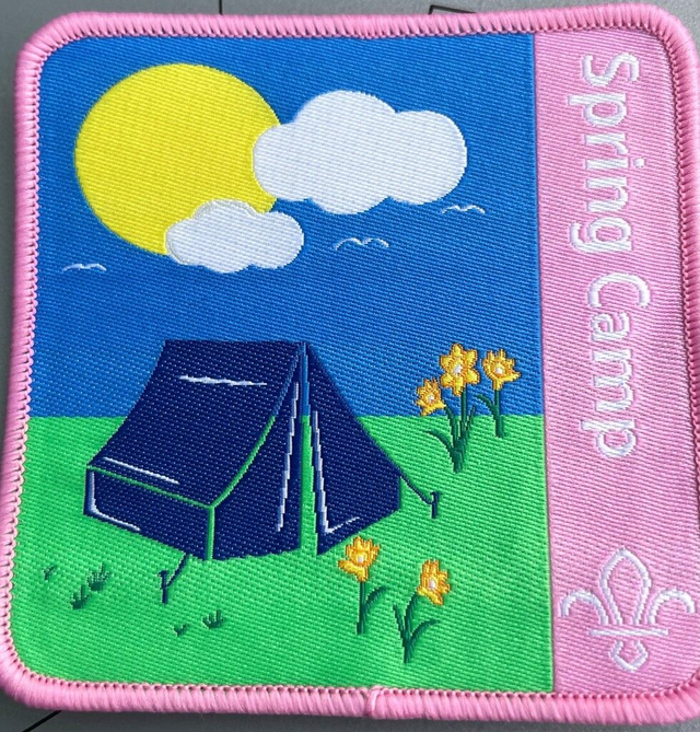 Old Spring camp badge