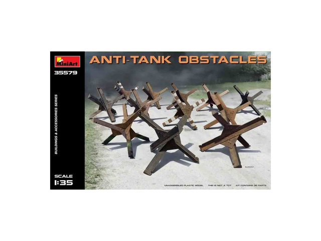 Anti-tank Obstacles - miniart 35579 1/35