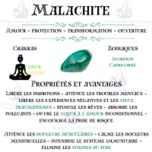 Orgonite en pendentif " Métatron " Malachite